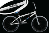 bike custom name decal